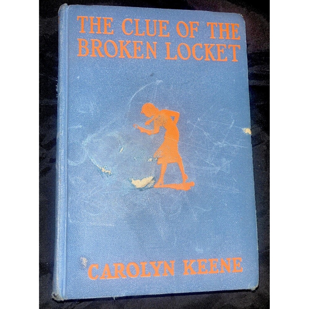 Vintage Nancy Drew The Clue Of The Broken Locket 1934 Carolyn Keene Hardcover